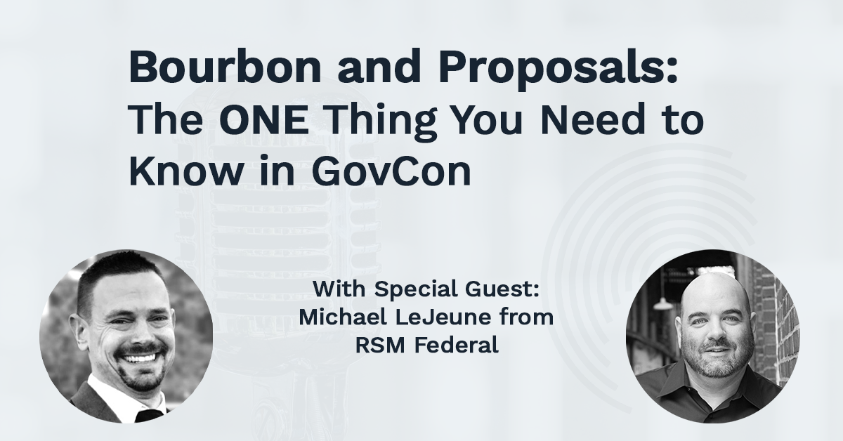 The ONE Thing You Need to Know in GovCon
